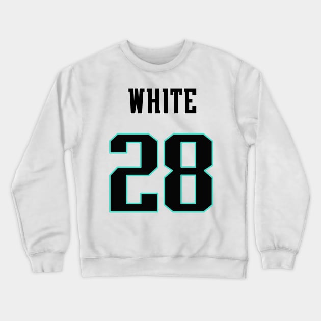 white Crewneck Sweatshirt by telutiga